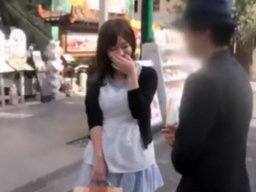 デカすぎフワ乳な素人JDをナンパし素人男に引き合わせ即ハメ誘導